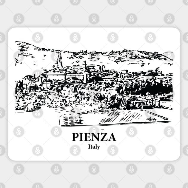 Pienza - Italy Magnet by Lakeric